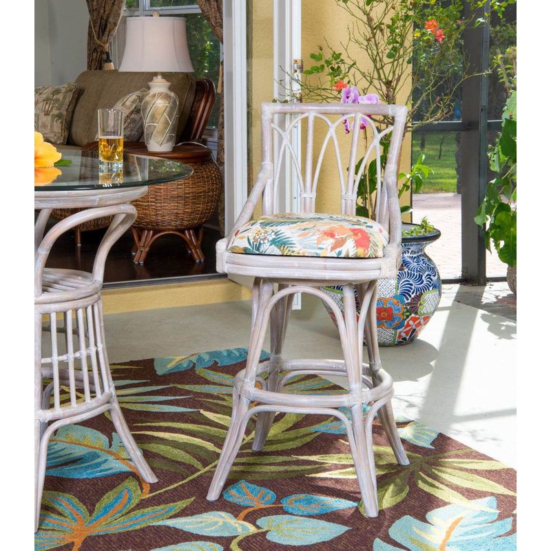 Coastal Bar Stools Swivel / For a rustic take on that charming coastal